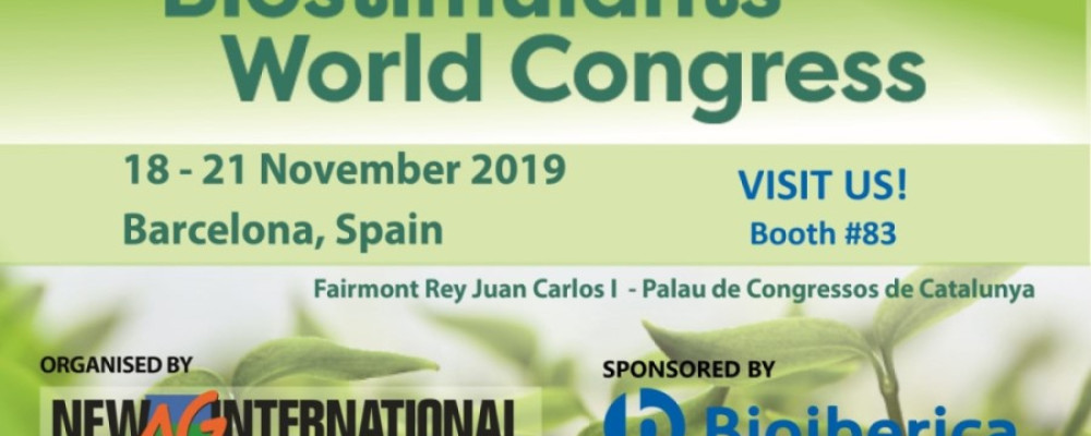 Bioibérica participará activamente en el 4º Congreso Mundial de Bioestimulantes, que este año se celebra en Barcelona Bioibérica participará activamente en el 4º Congreso Mundial de Bioestimulantes, que este año se celebra en Barcelona